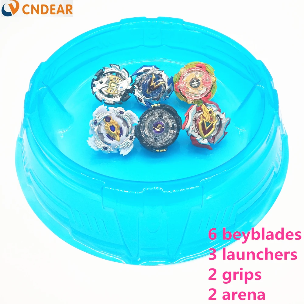 

Beyblade Burst Toys Arena With Launcher Starter Bayblade Metal Fusion God Spinning Top Bey Blade Blades boy Toys 32cm*7cm D