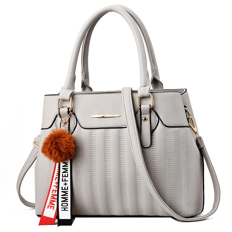 

Flame horse 2019 new fashion handbag embroidery line fashion handbags Europe and America big bag casual shoulder bag