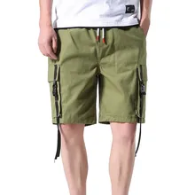 Для мужчин короткие homme Для мужчин для девочек; Детские шорты; Повседневное на открытом воздухе Карманный рабочие брюки пляжные багги pantalones hombre