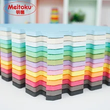 Meitoku bebé Juego de Puzzle de Espuma EVA Mat/9 unids/lote Ejercicio de Enclavamiento Azulejos Alfombra Del Piso para el Cabrito, Cada 30 cm X 30 cm