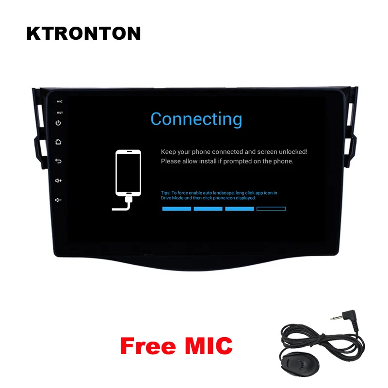 

2.5D IPS Screen 8-core Android 8.1 Car Radio DVD Player Head Unit for Toyota RAV4 RAV 4 2006-2012 with GPS Glonass Dual Navi 4G