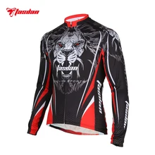 Tasdan Sportswear Cycling Jerseys Custom Long Sleeve Tiger Cycling Jersey Wear Bicycle Clothing Men’s Online