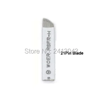 

21Pin Curved Blades For Eyebrow Permanent Manual Pen Hotsale Eyebrow Microblading Needle For Eyebrow Beauty Makeup 50Pcs/lot