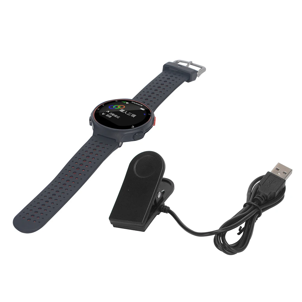 1 м USB зарядное устройство Колыбель для Garmin Forerunner 735XT 235 230 630 зажим синхронизации данных зарядный кабель Замена для приближения S20