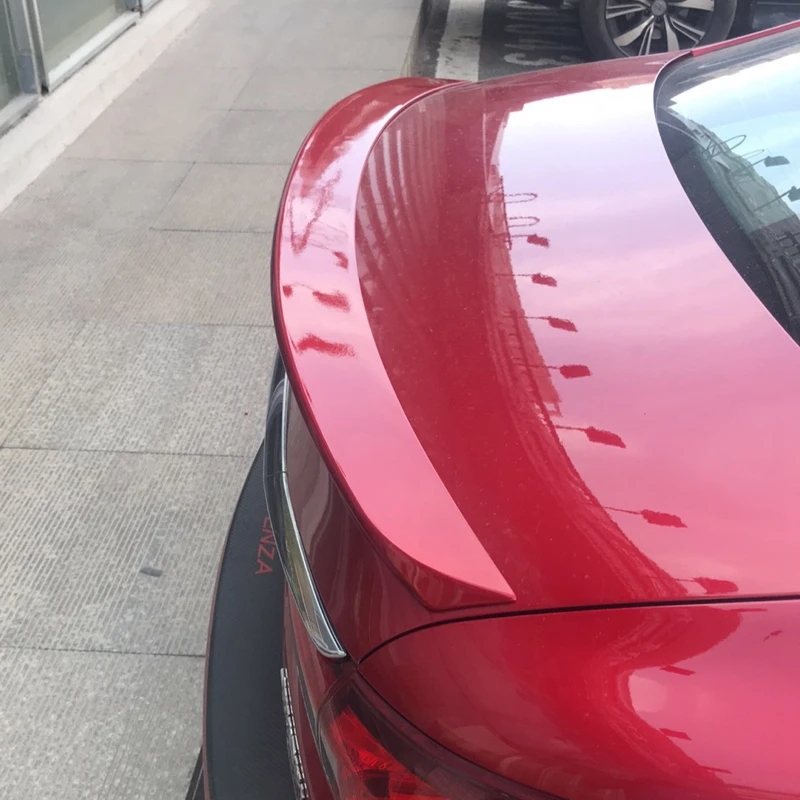 Автомобильный дизайн ABS Пластик Неокрашенный Грунтовка хвост крыло задний спойлер багажника декоративная крышка подходит для Mazda 6 M6 Atenza
