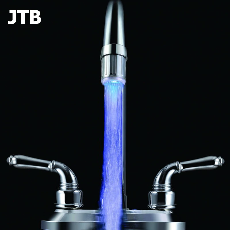 LED Water Stream Glow Faucet LED Lighting Tap Home Tool Kids Favorite