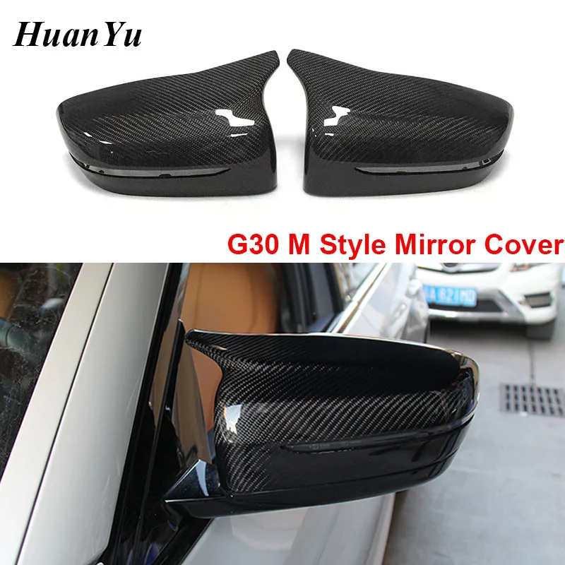 

Replace G30 RHD & LHD Carbon Fiber Side Door Rearview Caps for BMW 5 6 7 Series G11 G12 G31 GT G32 2017 2018 2019 Mirror Cover