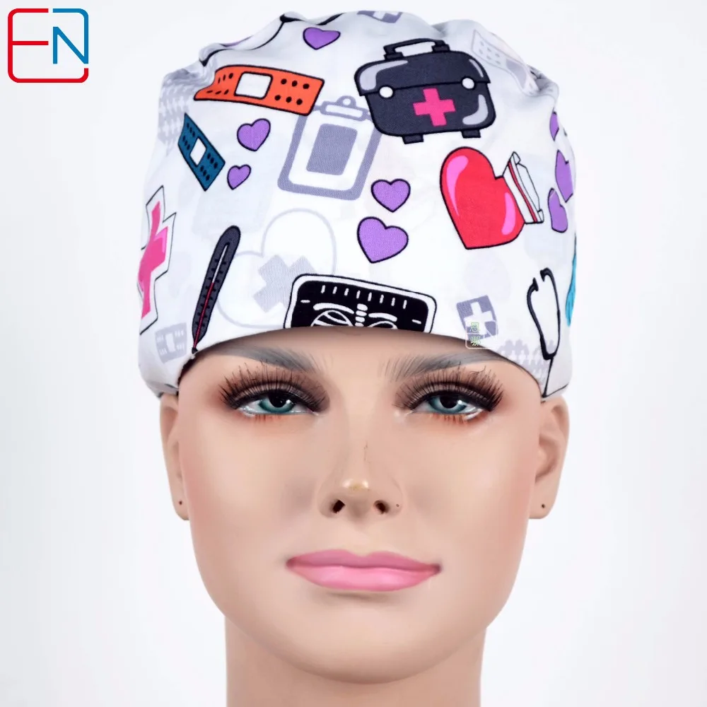 180413 Hennar Scrub Caps Masks For Women And Men Hospital Clinical