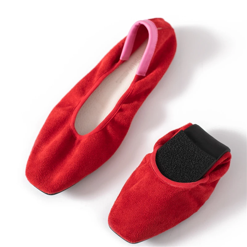 folding travel flat shoes