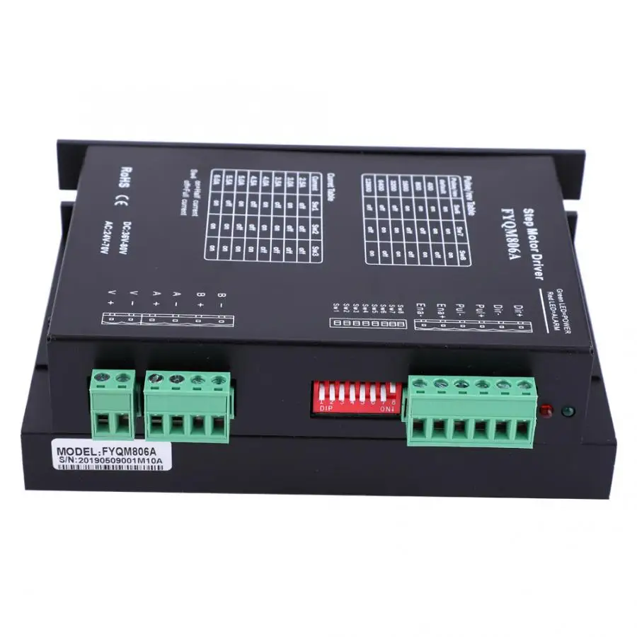 DC 36-80V AC 24-70 Nema 23/34/42 2-фазный шаговый мотор Драйвер Регулируемый регулятор