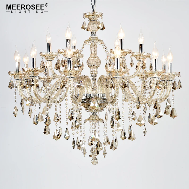 New Arrival Cognac Crystal Chandelier Light Glass Cristal Lusters