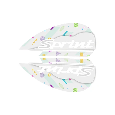 KODASKIN 2D piaggio Body sticker наклейка Спортивная наклейка для Vespa Sprint - Цвет: White White