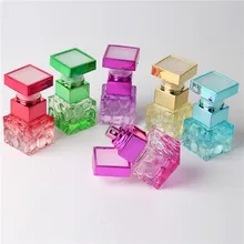Модный 10 мл цветной портативный стеклянный флакон духов с пустой распылитель для парфюмерии Parfum чехол со спреем для путешествий