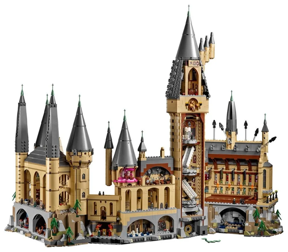 

Lepin 16060 6742pcs Harry Magic Potter Hogwarts Castle School Compatible Legoing 71043 Kit Building Blocks Bricks Toy Model