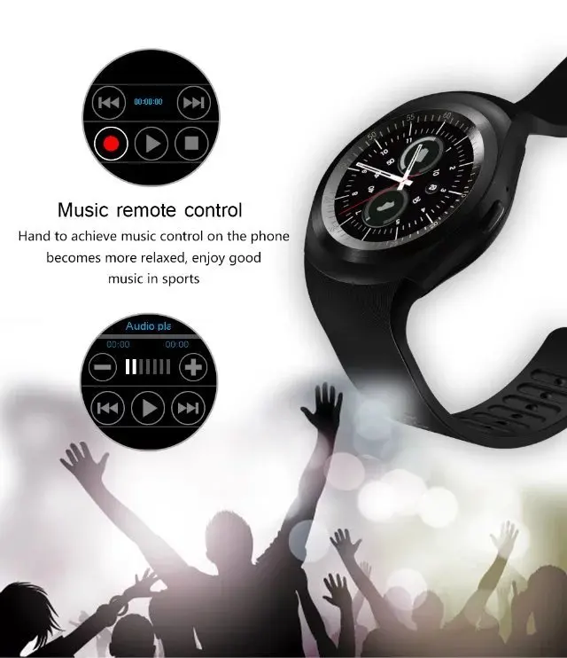 Y1 SmartWatch телефон 1," сенсорный экран Bluetooth MP3 SIM карта TF карта дети мультфильм Мода Спорт дешевый мобильный телефон