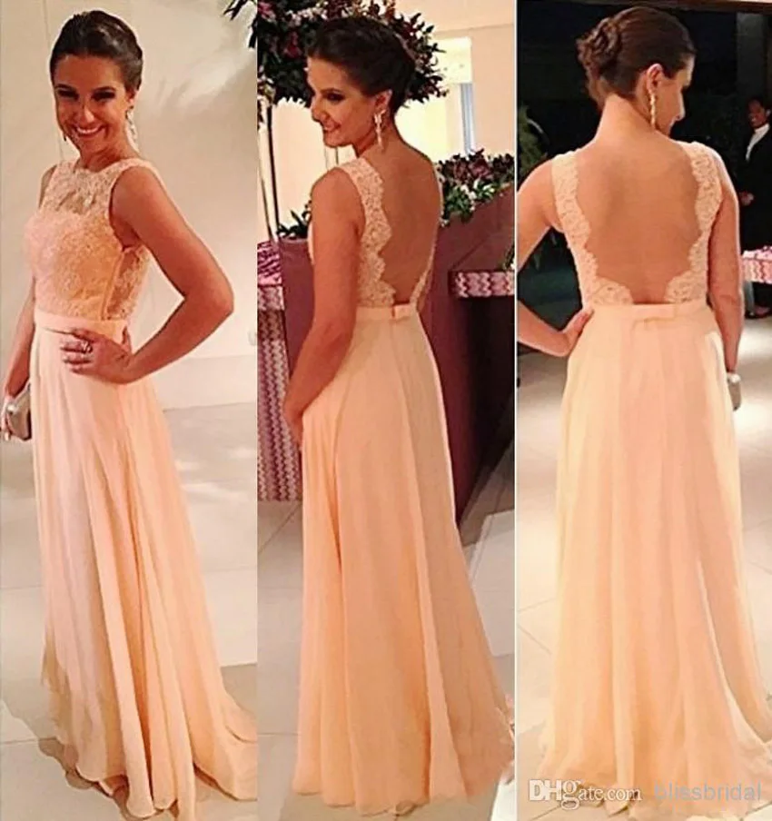 Free Shipping C Color Bridesmaid Dresses Long Sleeveless Free Shipping C Color Bridesmaid Dresses Long Sleeveless Backless Vestidos De Noiva Floor Length D Peach Party Gowns In From