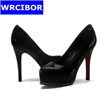 2017 woman font b shoes b font fashion women pumps font b red b font font