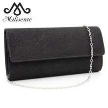 Milisente, женская сумка-клатч с маленьким карманом, женские сумки через плечо, простой дизайн, элегантный женский клатч для вечеринки