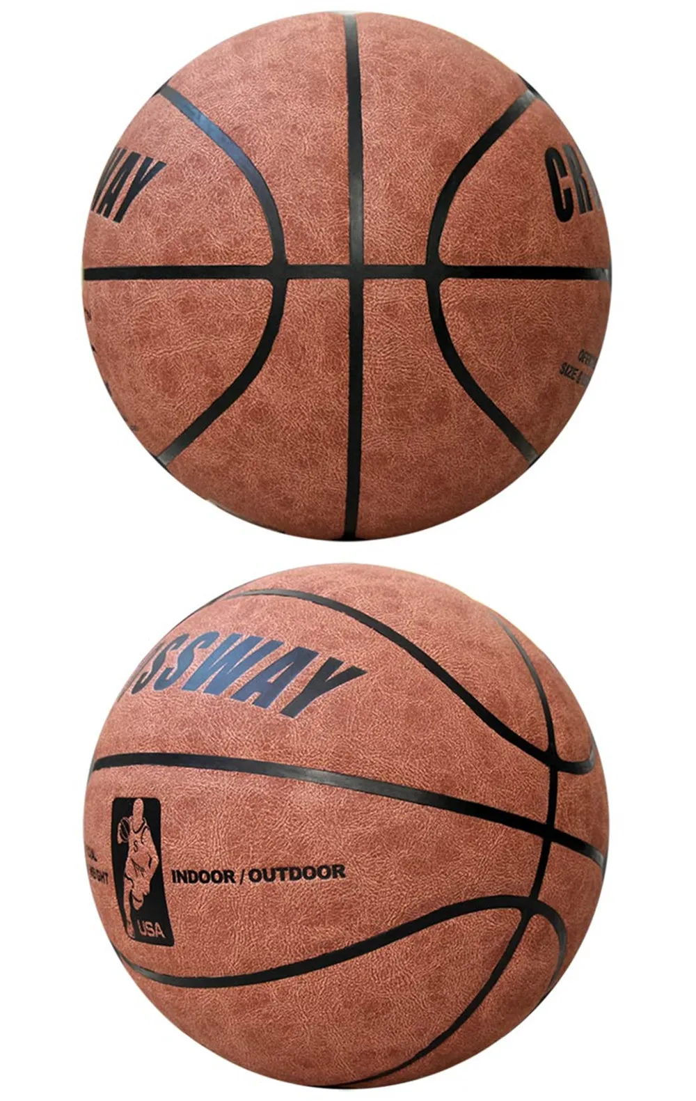 Basketbol Hot Selling Outdoor Indoor Size 7 Leather Basketball Ball ZK microfiber Training Competition home&away Basketball