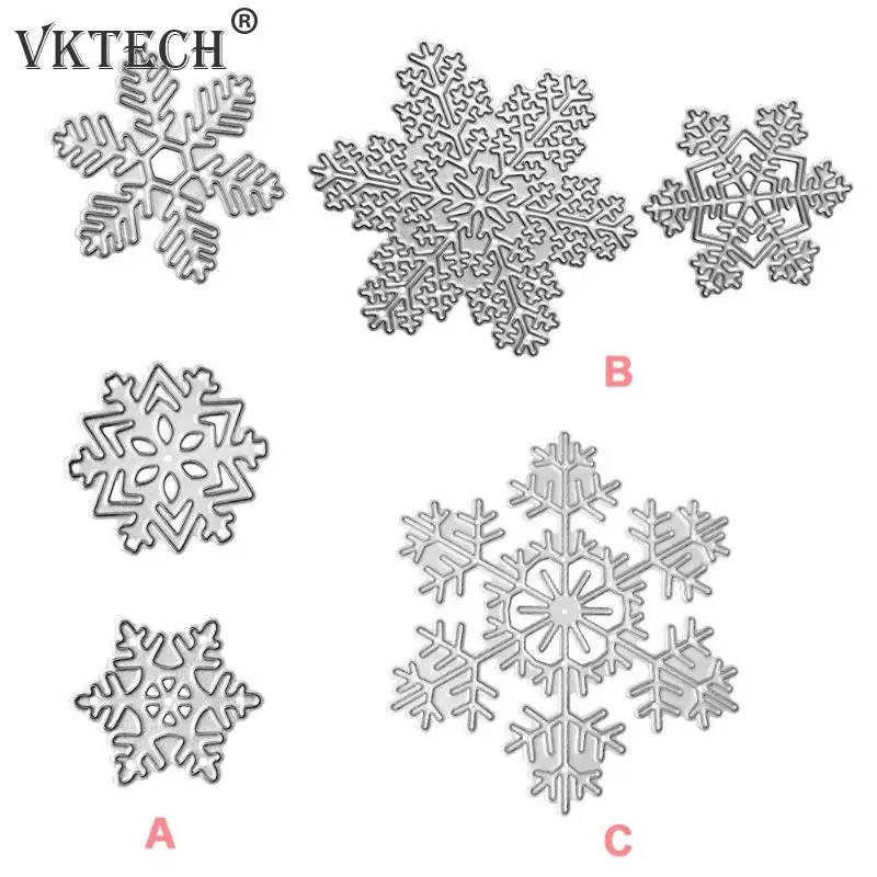 Рождественские штампы металлические Вырубные штампы трафареты для поделок Скрапбукинг альбом Рождественская Снежинка Тиснение бумажная карта декоративное ремесло