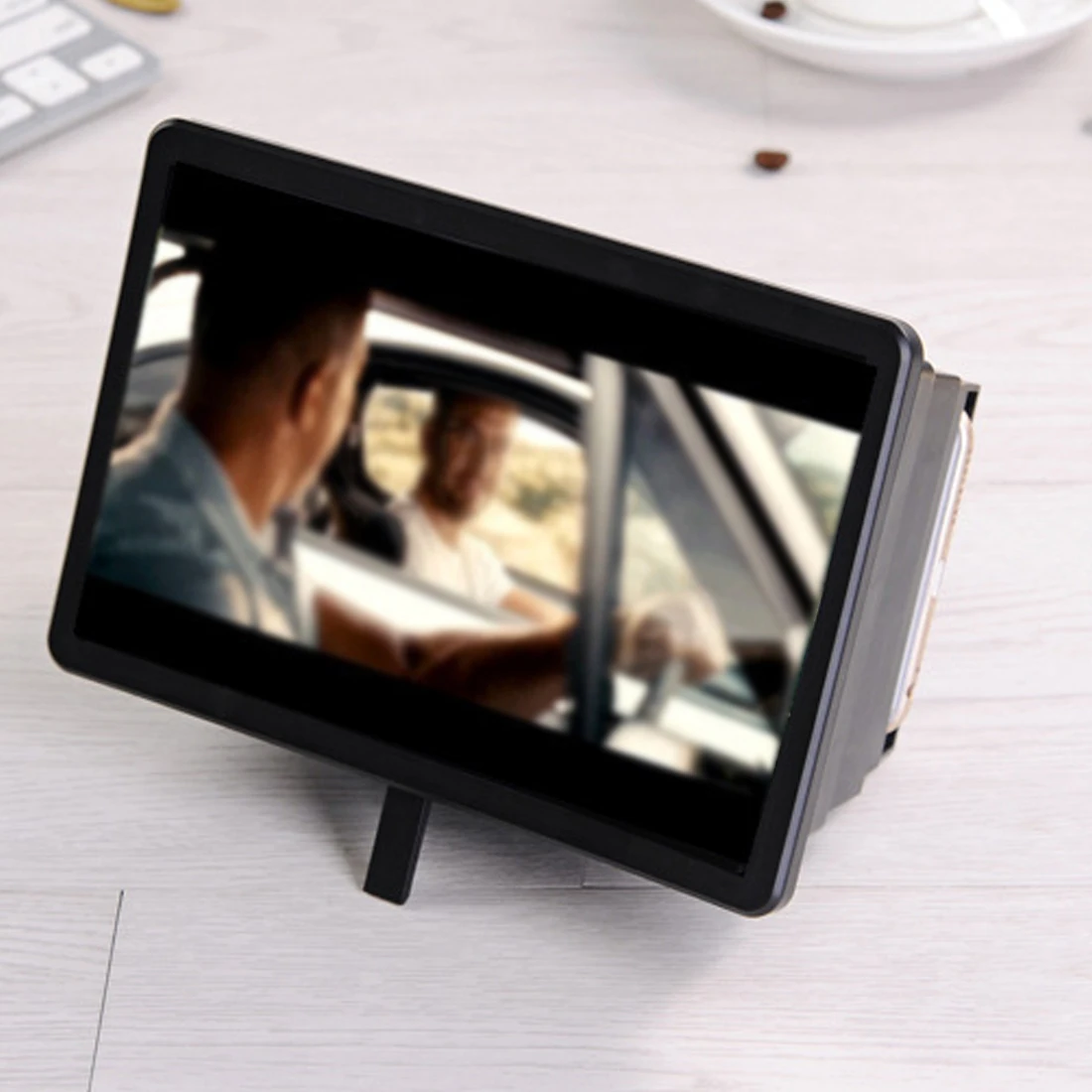 Лучшее качество 3D HD видео усилитель со складным держателем Подставка для сотового телефона увеличители экрана
