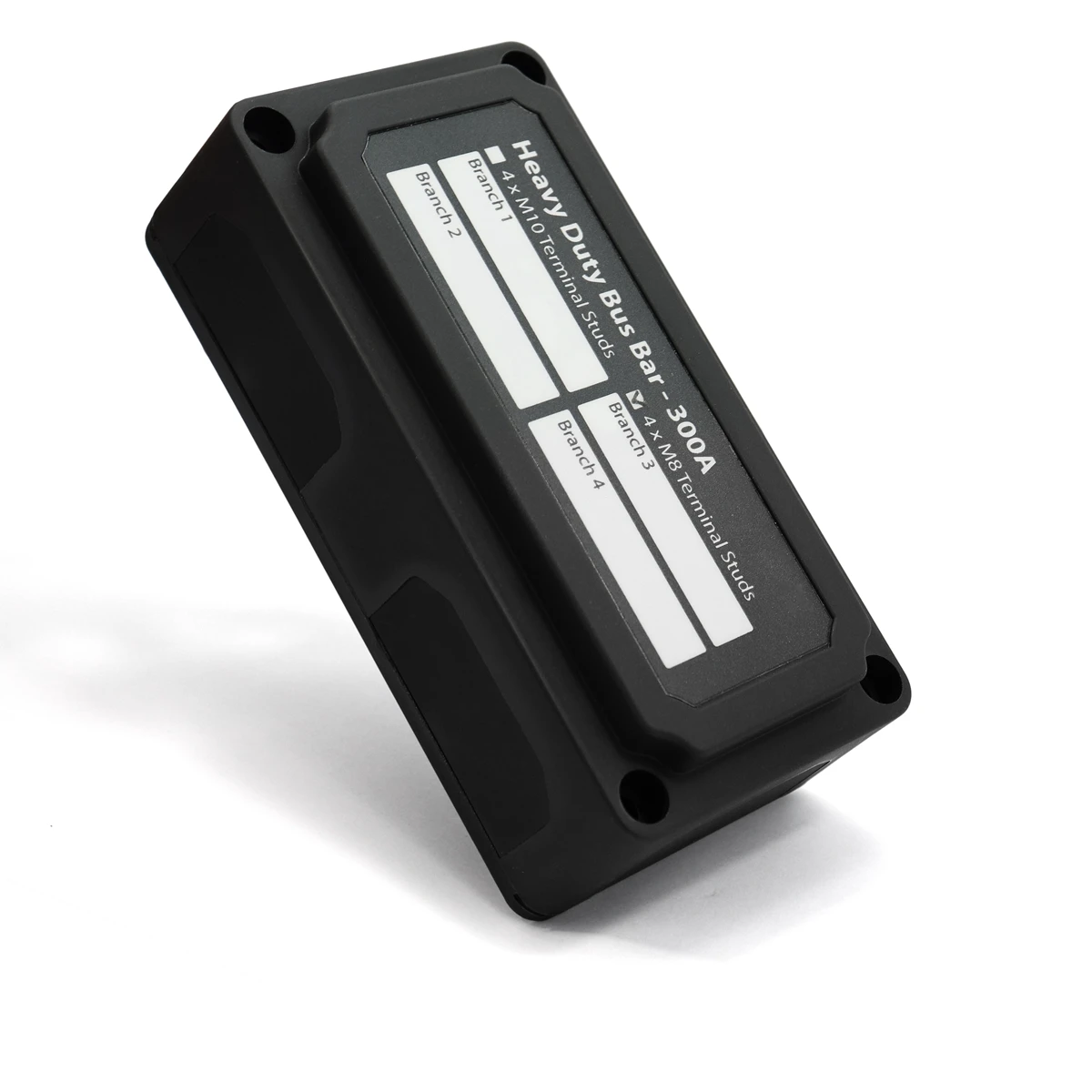 

Heavy Duty 4 Way Bus Bar/Power Distribution Box With Screw On Cover - 300A Part