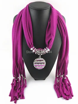 

2019 New style The circular alloy pendant scarf Women's fashion leisure accessories Hot Saleval head scarf Free shipping