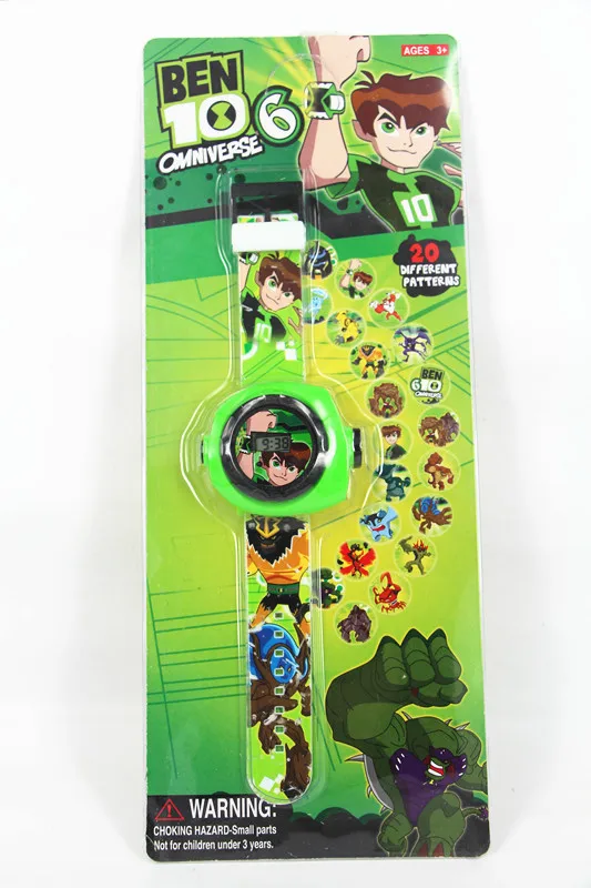 Ben 10 Ultimate Omnitrix часы Стиль Дети проектор Япония подлинные Ben10 игрушки наручные