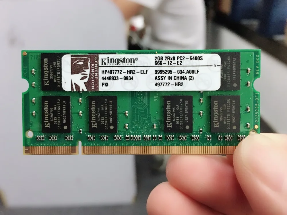 Оперативная память kingston 2 ГБ 2G PC2 DDR2 800 МГц 800 МГц 6400 6400 с оперативная память Memoria модуль ноутбук