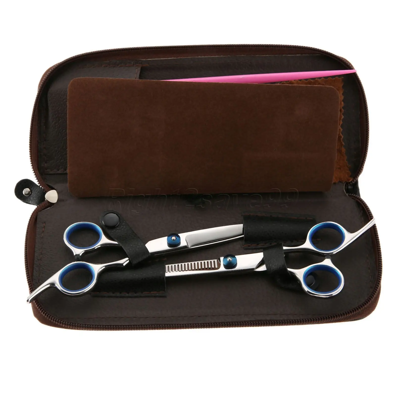 Чехол для парикмахерской из ПУ кожи 2 шт.|scissor bag|leather scissor casesbag barber |
