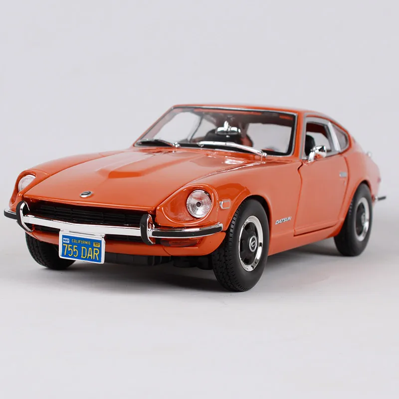 1:18 Модель спортивного автомобиля из сплава для Nissan Datsun 240Z с управлением рулевого колеса переднего колеса с оригинальной коробкой