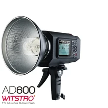 Godox AD600 TTL All-in-One Powerful Outdoor Studio Flash with 2.4G X System Build-in 8700mAh Li-on Battery,Free Shipping godox ad600 pro witstro all in one outdoor flash ad600pro li on battery ttl hss built in 2 4g wireless x system for canon nikon