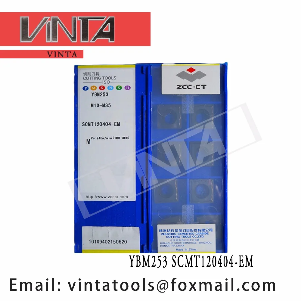 

high quality YBM253 SCMT120404-EM cnc carbide turning inserts