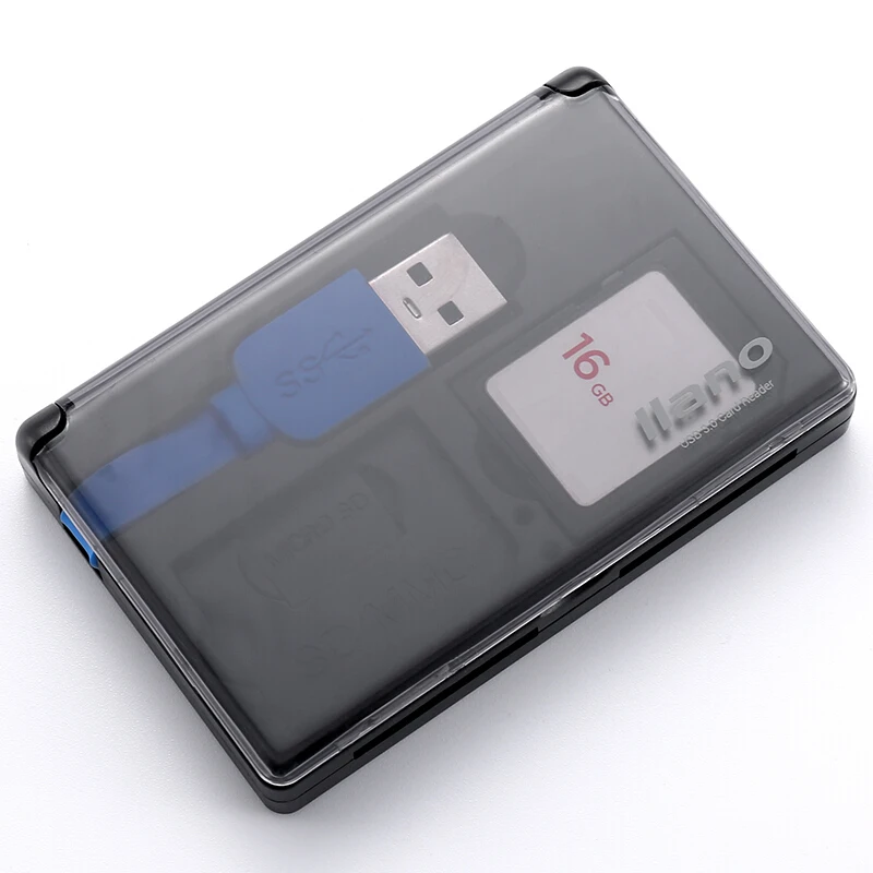 Llano 4 в 1 USB 3 0 смарт кард ридер для SD/TF карт памяти флэш мульти 2 карты Одновременное