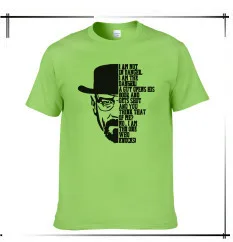 Новая мода Breaking Bad футболки Для мужчин Гейзенберг Camisetas Hombre Для мужчин прохладный Футболка Топы корректирующие хлопковая футболка с коротким рукавом#191