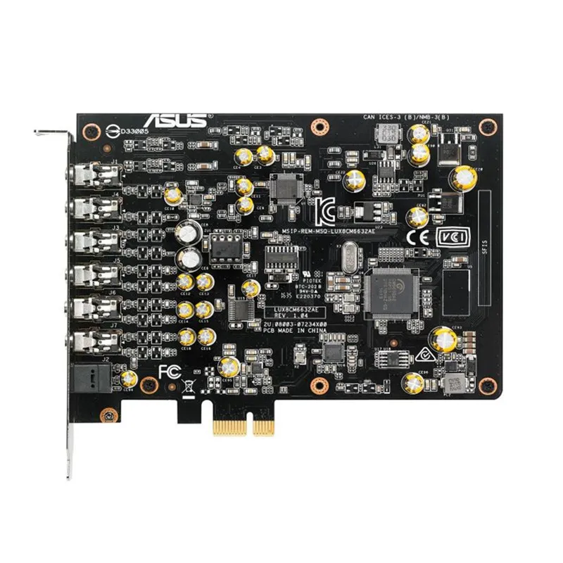 Используется, ASUS XONAR AE 7,1 канал звуковая карта PCI-E интерфейс HIFI Музыка/развлечения/игровая Карта