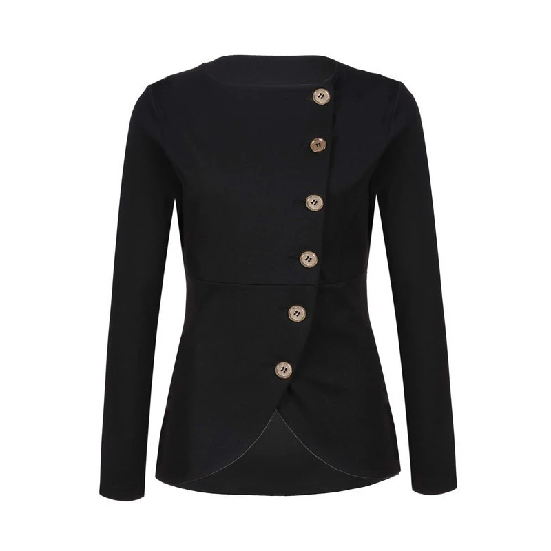 New Veste Oblique red Femmes Survêtement De Designer Blue Blazer Femme white 2019 dark Boutons Steelsir Black Vintage Mode 4dx1q4