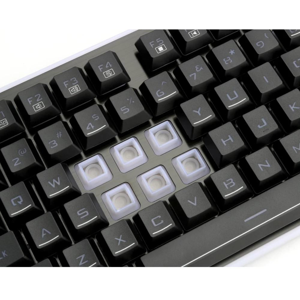 Redragon K509 USB игровая Мембранная Клавиатура эргономичный 7 цветов светодиодный с подсветкой клавиши полный ключ анти-ореолы 104 проводной ПК компьютер геймер