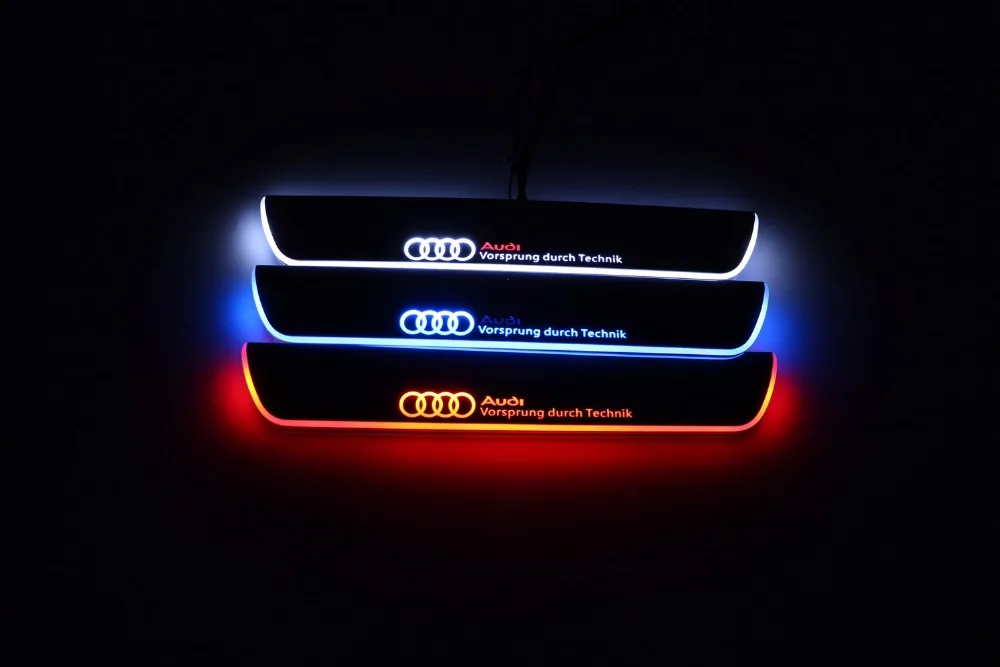 Qirun acrylic led moving door scuff light pathway lamp door