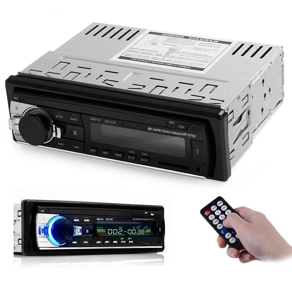 VicTsing Car MP3 Player Radio Receiver Kit DC 12V Car MP3 Player Bluetooth V2.0 Radio FM Receiver with Remote Control            (4)