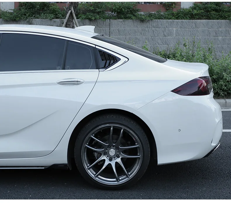 Для Buick Regal Opel Insignia Sedan жалюзи на заднее стекло жалюзи Рамка подоконник формовочная крышка наклейка отделка автомобиля Стайлинг