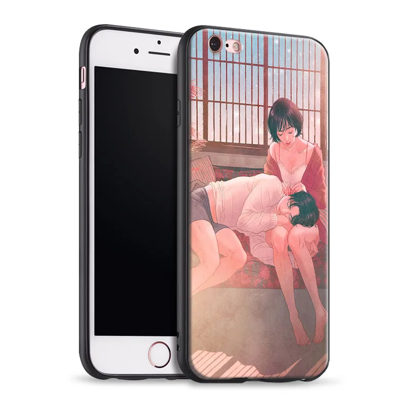 

Couple love anime art Tpu Soft Silicone Phone Case Cover Shell For Apple iPhone 5 5s Se 6 6s 7 8 Plus X XR XS MAX