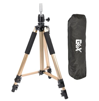 

Blonde Tripod Training Doll Head Mannequin Head Manikin Canvas Block Head Stand TRIPOD Aluminium Alloy Round Leg Strong Stable