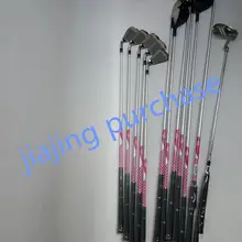 Новые женские клюшки для гольфа 6 шт лес+ утюги для гольфа 7 8 9 P S.(5 шт.)+ клюшка с графитовым Гольф-клубом L flex без сумки Free shi