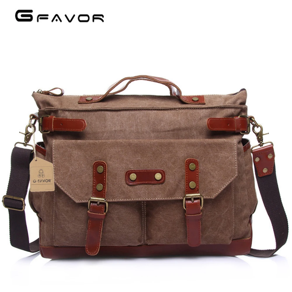 

Man Canvas Bag Light Blue/Brown/Khaki/Military Green Inclined Shoulder Bag Multi-function Satchel Big-capacity Retro Handbag