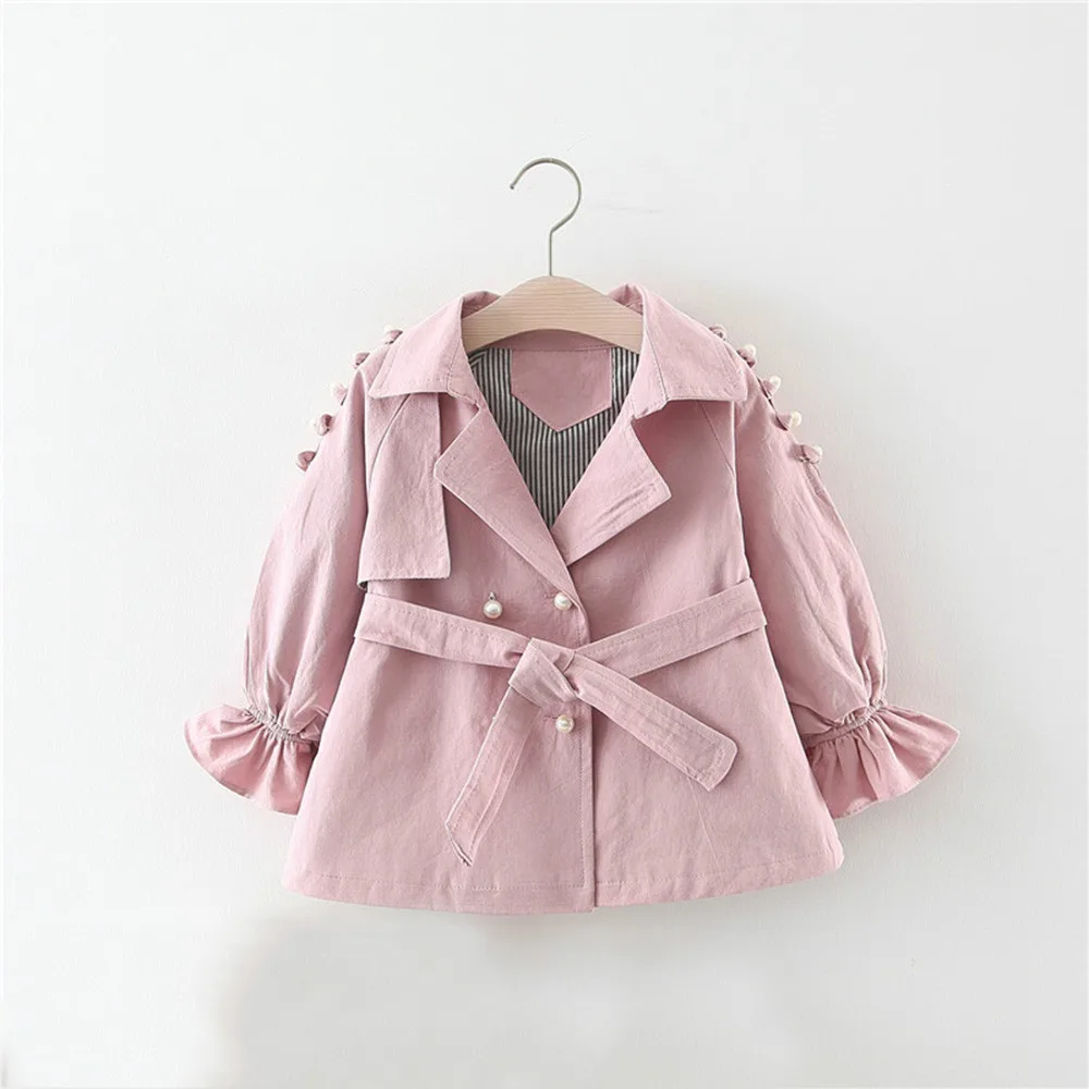 

#LHF50 Spring Trench Coat For Girls