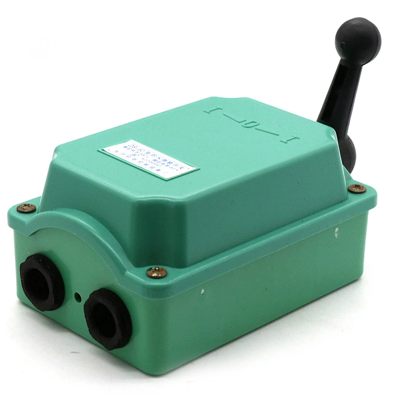 Green 60 Amp Drum Switch Forward/Off/Reverse Motor Control Rain Proof