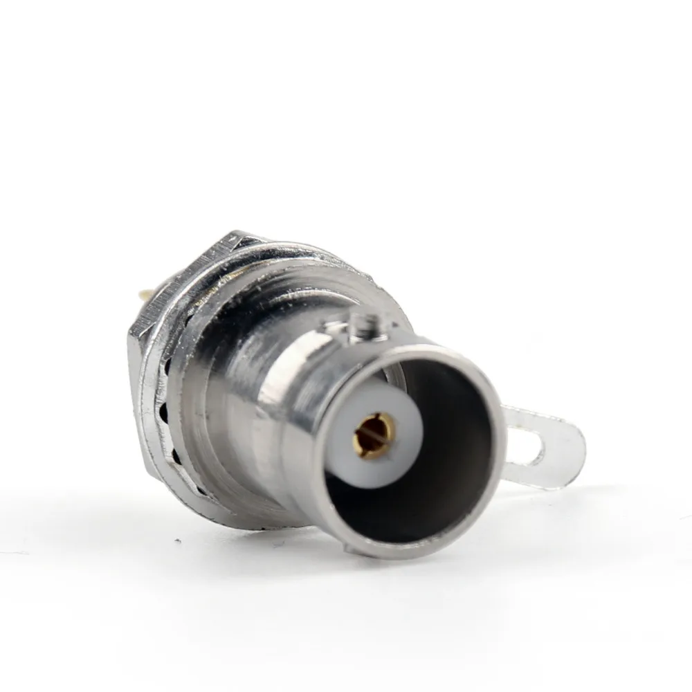 

Areyourshop Connector BNC Female Jack Plug Bulkhead Solder Panel Mount Straight 100Pcs 50Ohm High Quality Connector