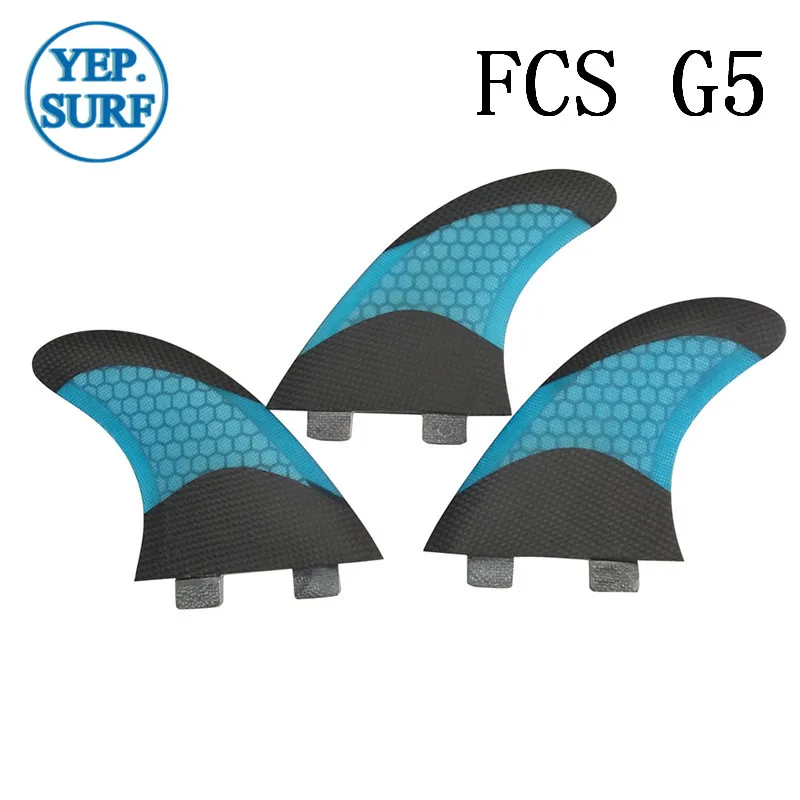 Зеленый fcs SUP FCS плавники G5 плавник к доске для серфинга двухцветная Кольцевая вспышка соты черный плавник из углеродного волокна G5 Quilhas плавник prancha де