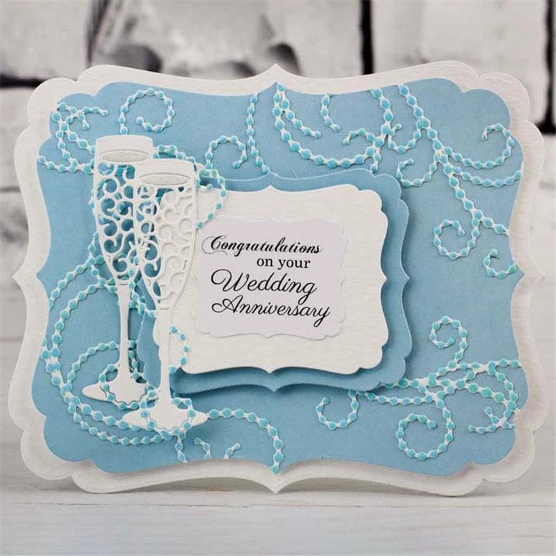 

YaMinSanNiO Flower Metal Cutting Dies Scrapbooking Card Making Album Embossing Crafts Die Cut